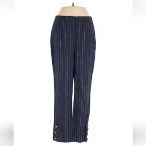 rag & bone Navy Pinstripe Straight Leg Pants